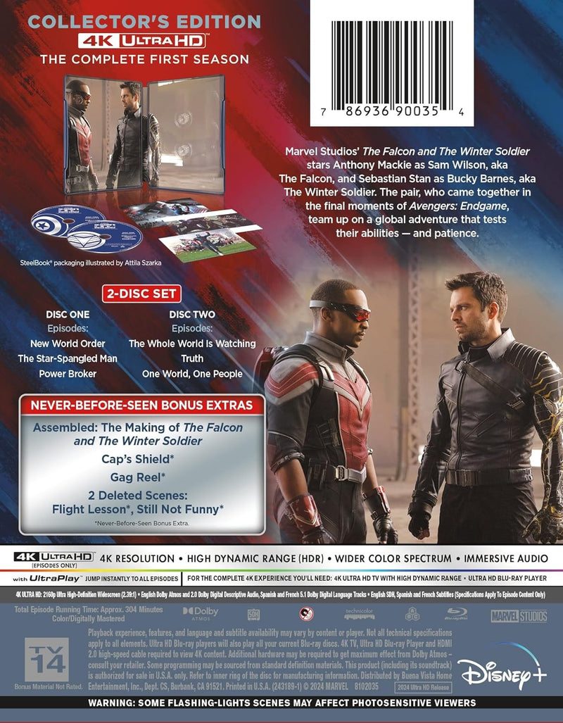 The Falcon And The Winter Soldier - Season 1 [4K UHD]-2