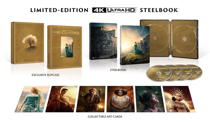 The Lord of the Rings: The Rings of Power - Season One - Limited Edition Steelbook (4K Ultra HD)-1