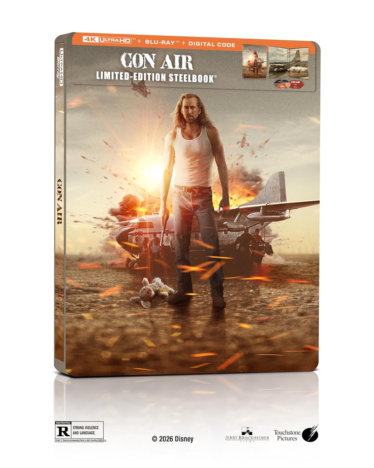 Con Air US SteelBook front packaging