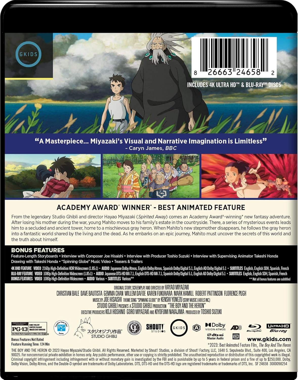 The Boy and the Heron [4K Ultra HD + Blu-ray]