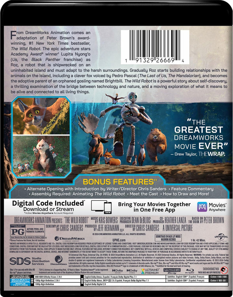The Wild Robot - Collector's Edition 4K Ultra HD + Blu-ray + Digital-2