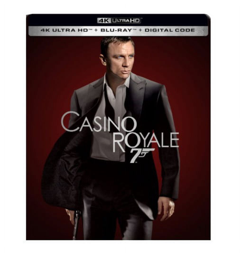 Casino Royale (4K Ultra HD, Blu-Ray, Digital Code) (Steelbook Edition)