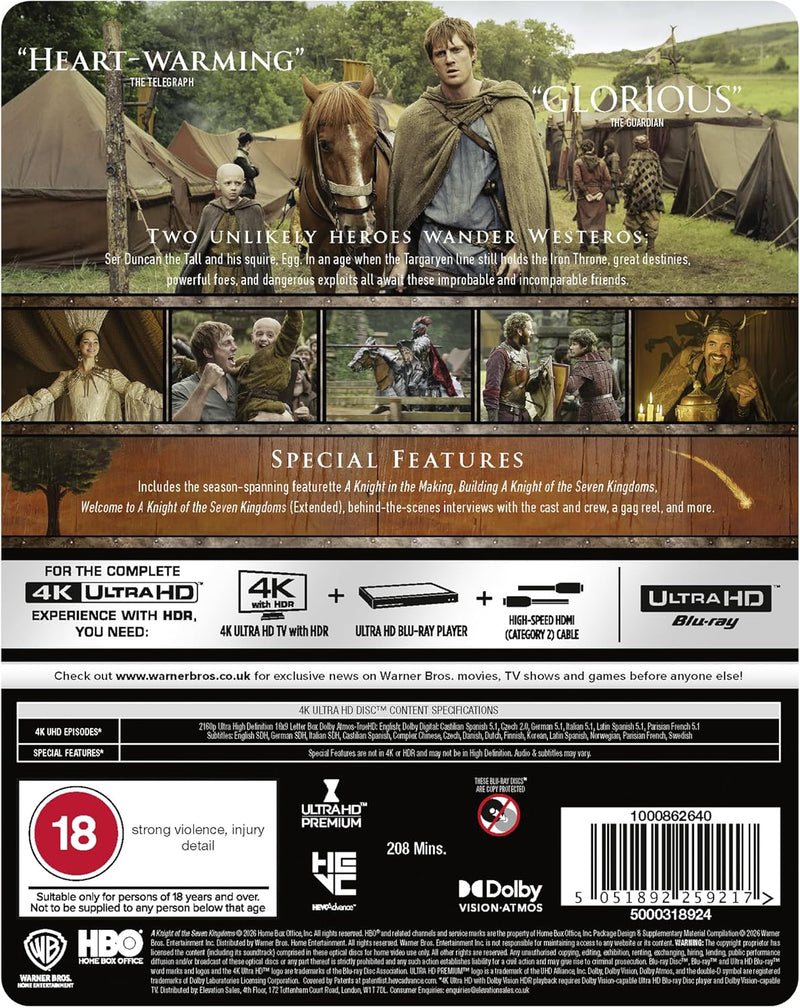 A Knight of the Seven Kingdoms : The Complete First Season - Limited Edition Steelbook (4K Ultra HD)-5