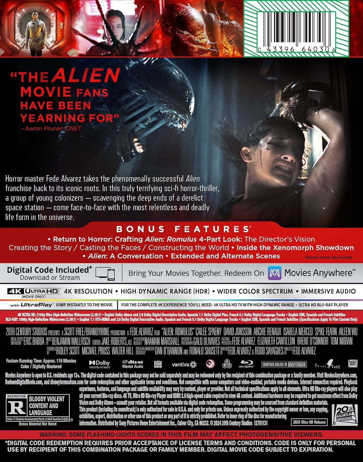 Alien: Romulus Steelbook [4K UHD]