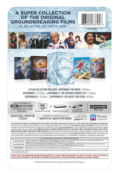 Superman 5-Film Collection - Limited Edition Steelbooks (4K UHD+ Blu-ray + Digital)-3