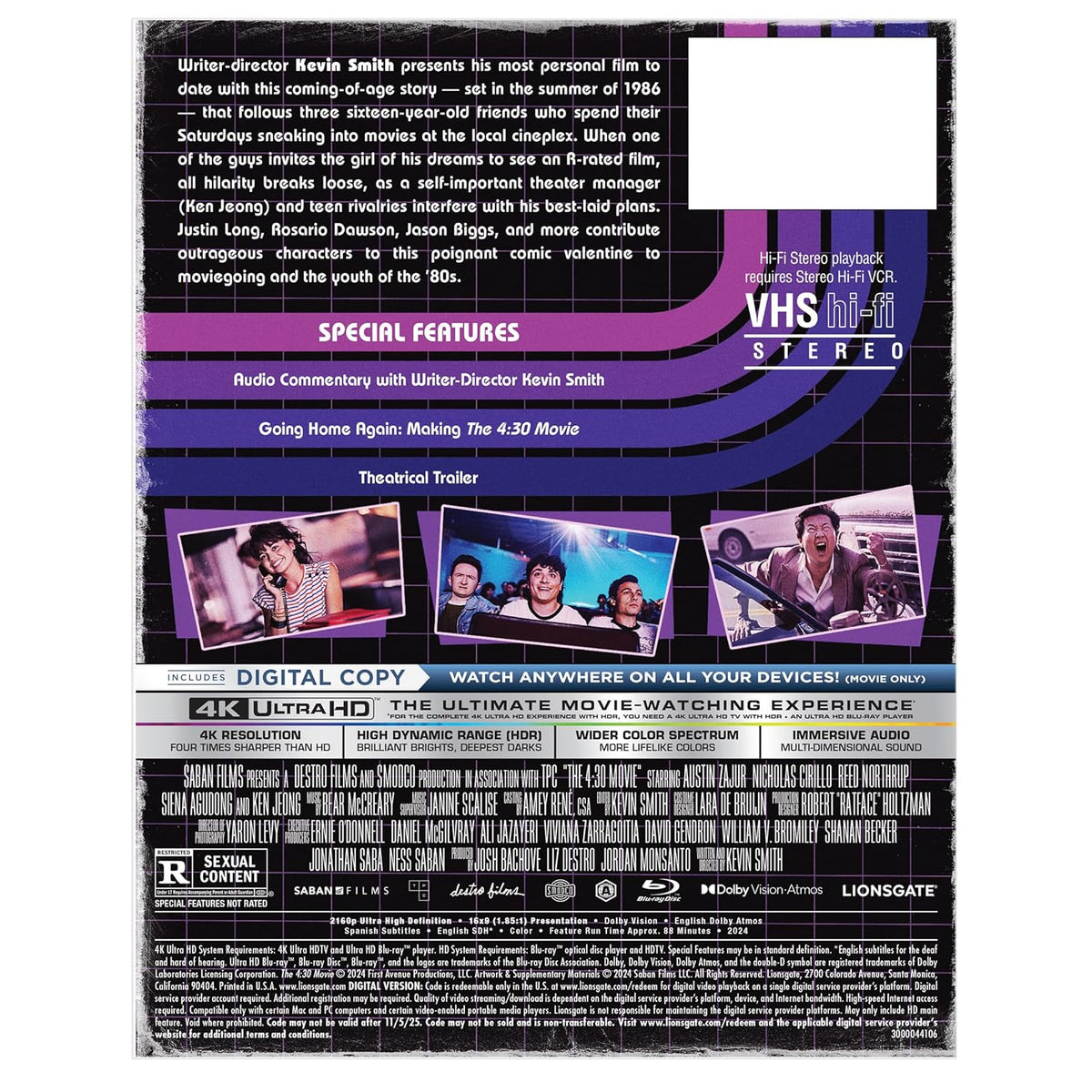 The 4:30 Movie Steelbook [4K UHD + Blu-ray + Digital]-3