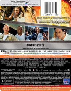 Con Air US SteelBook back packaging