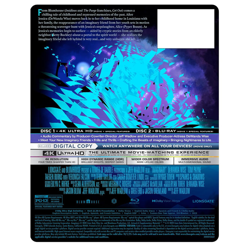 Imaginary Steelbook [4K UHD + Digital]-4