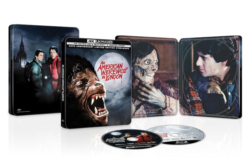 An American Werewolf in London - 45th Anniversary Limited Edition Steelbook (4K Ultra HD + Blu-ray + Digital)-1