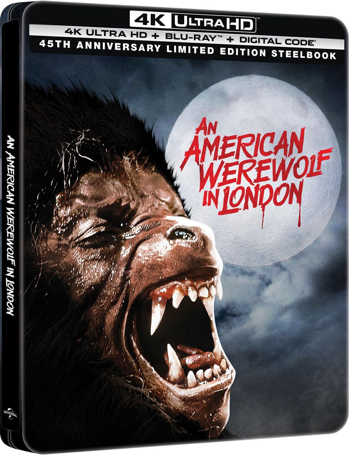 An American Werewolf in London - 45th Anniversary Limited Edition Steelbook (4K Ultra HD + Blu-ray + Digital)