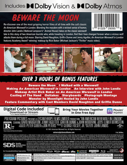 An American Werewolf in London - 45th Anniversary Limited Edition Steelbook (4K Ultra HD + Blu-ray + Digital)