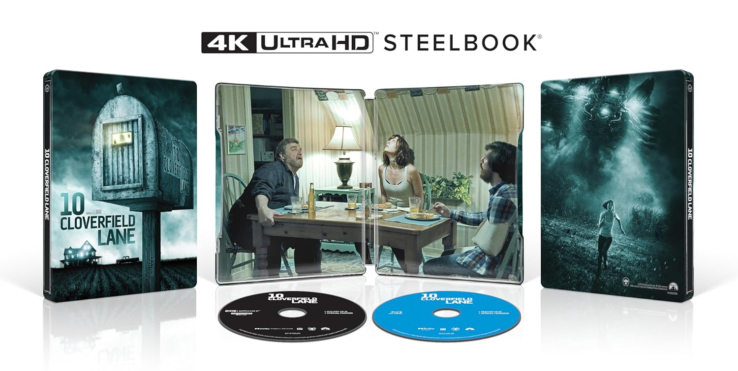 10 Cloverfield Lane - 10th Anniversary Limited Edition Steelbook (4K Ultra HD + Blu-ray + Digital)