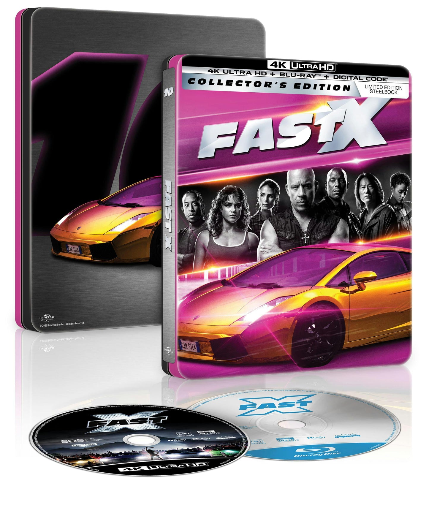 Fast X - Limited Edition Steelbook (4K Ultra HD + Blu-ray + Digital)