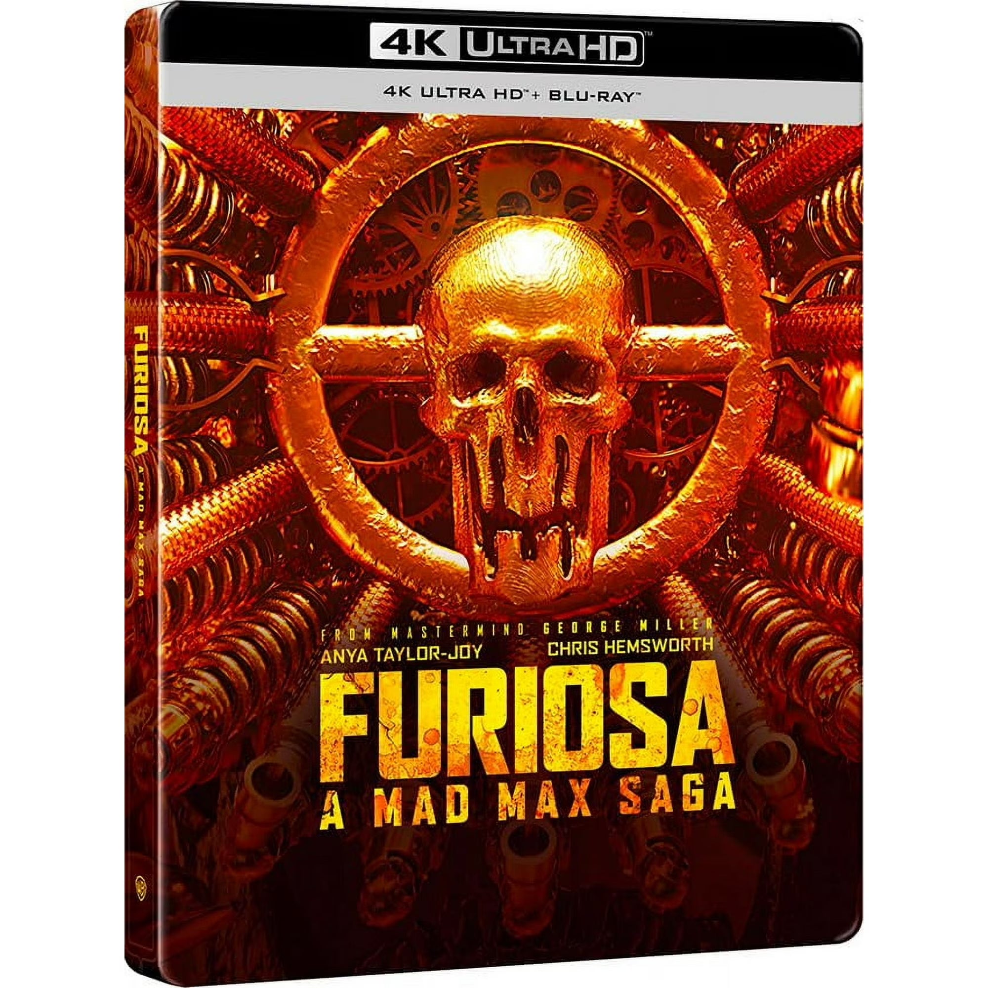 Furiosa: A Mad Max Saga - Limited Edition Steelbook - Goldskull (4K Ultra HD + Blu-ray)