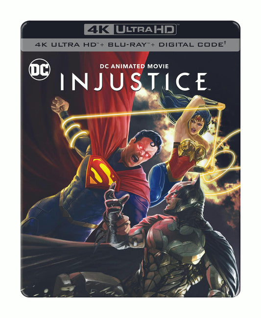 Injustice - Limited Edition Steelbook (4K Ultra HD + Blu ray + Digital)