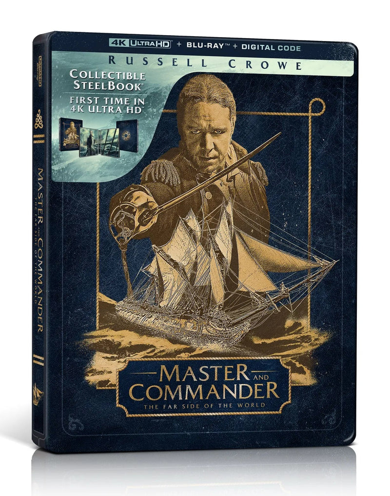 Master and Commander: The Far Side of the World - Limited Edition Steelbook (4K UHD + Blu-ray + Digital)-1