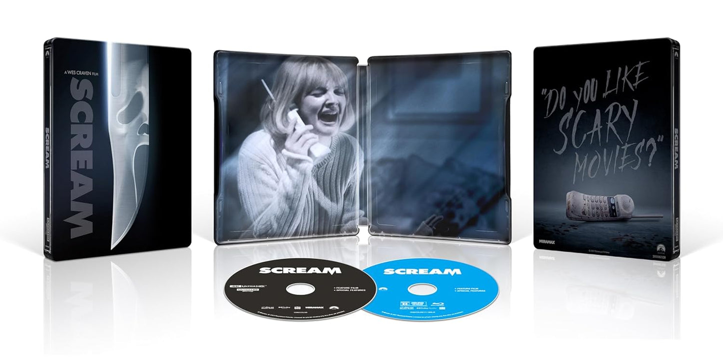 Scream (1996) - Limited Edition Steelbook (4K Ultra HD + Blu-ray + Digital)