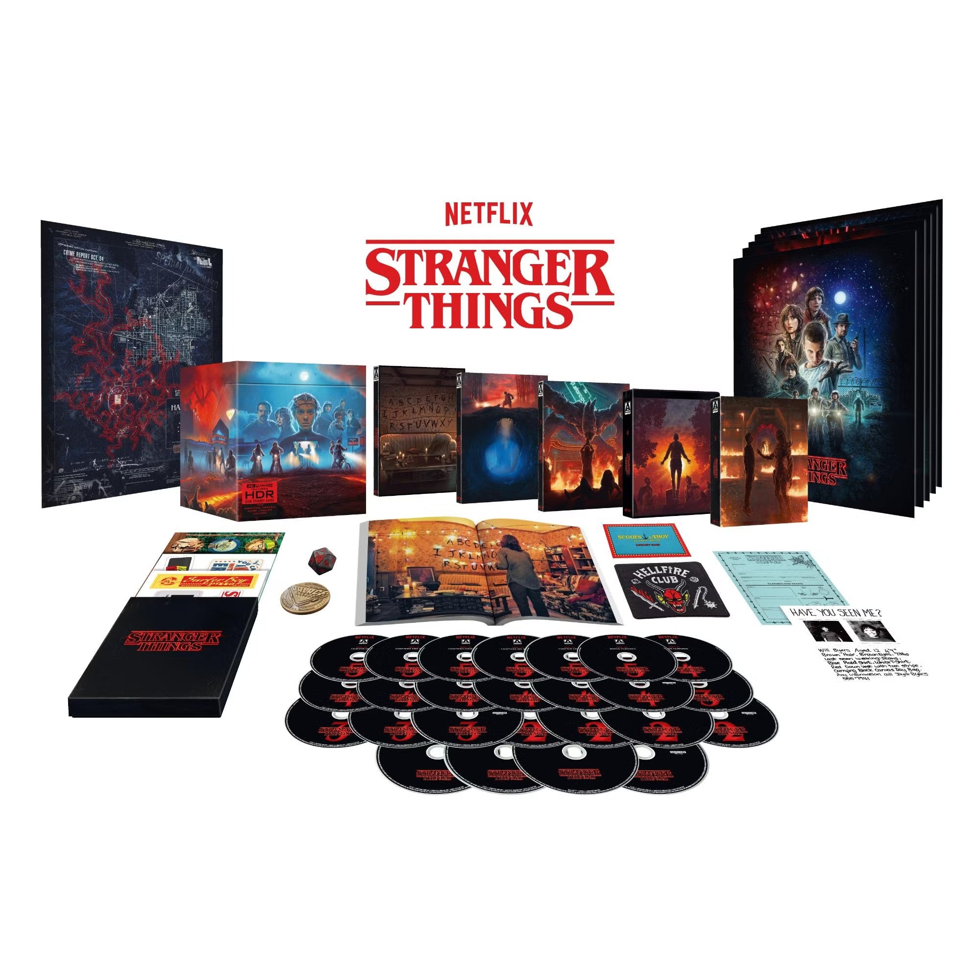 Stranger Things : The Complete Series - Arrow Video Deluxe Edition (4K Ultra HD)