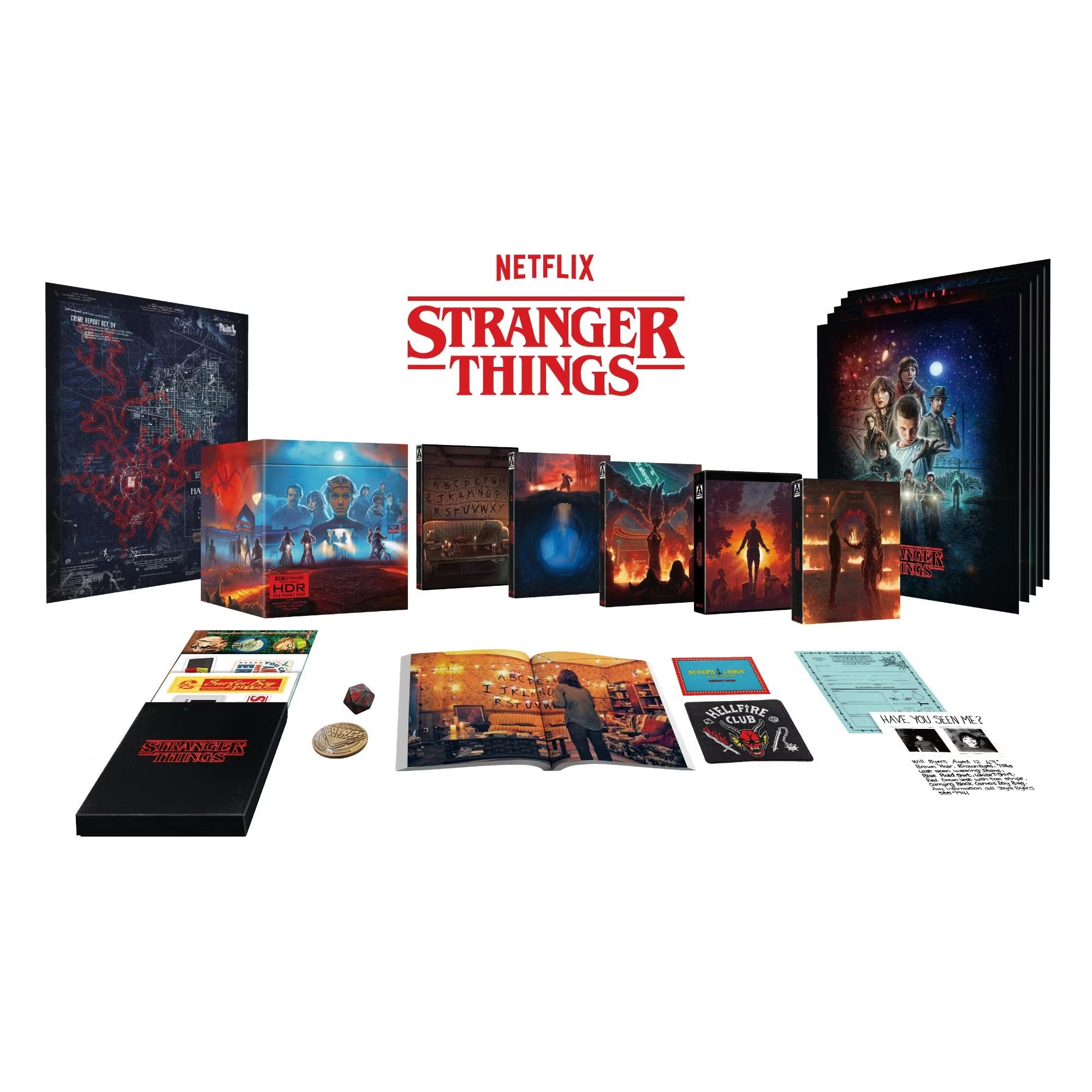 Stranger Things : The Complete Series - Arrow Video Deluxe Edition (4K Ultra HD)