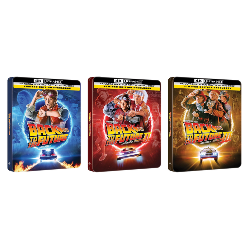 Back to the Future - Limited Edition 40th Anniversary Complete Steelbook Collection (4K Ultra HD + Blu-ray + Digital)-1
