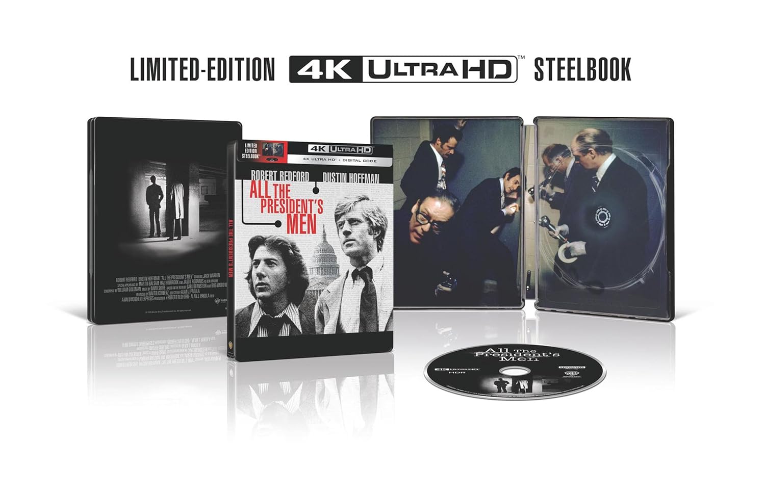 All the President’s Men - Limited Edition Steelbook (4K Ultra HD + Blu-ray + Digital)