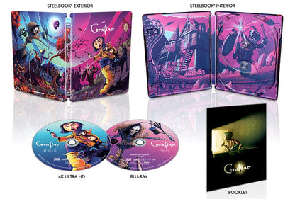Coraline - Limited Edition Steelbook (4K Ultra HD + Blu-ray)