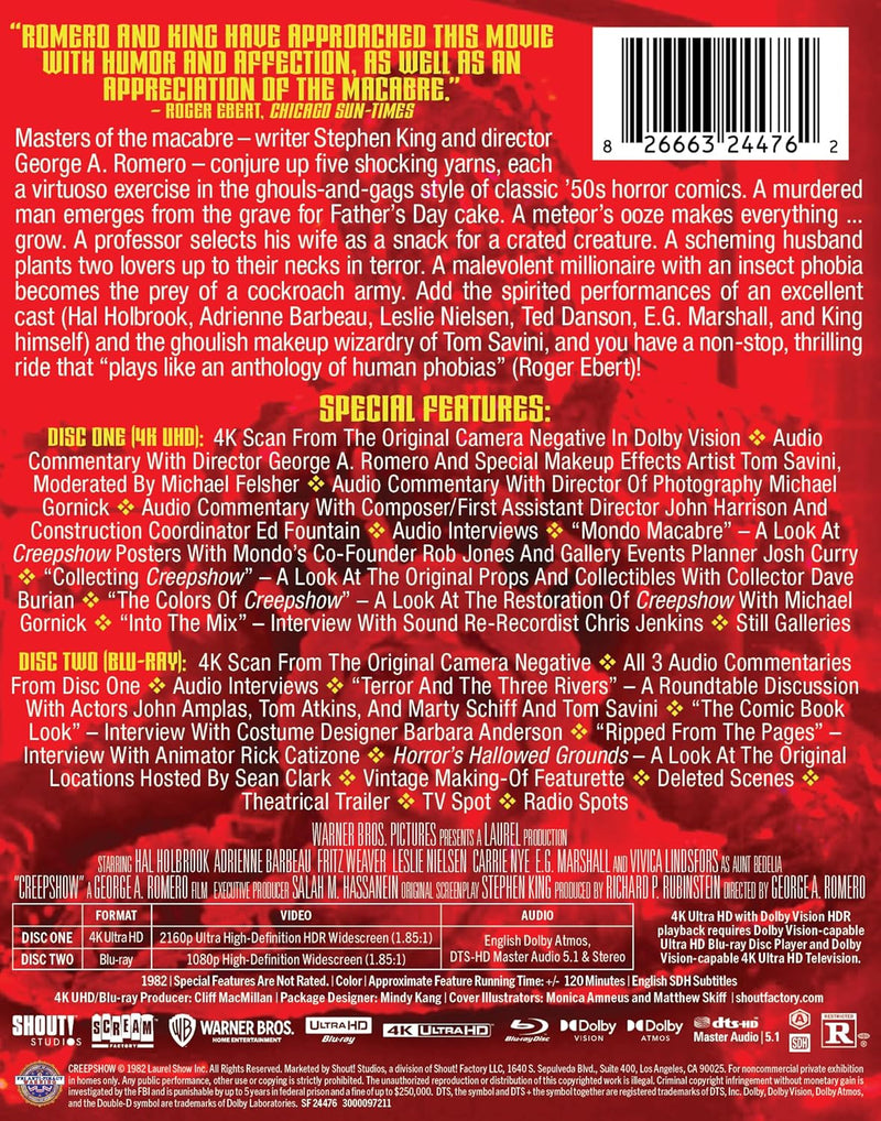 Creepshow (1982) - Limited Edition Steelbook (4K Ultra HD + Blu-ray)