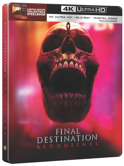 Final Destination: Bloodlines - Limited Edition Steelbook (4K Ultra HD + Blu-ray + Digital)