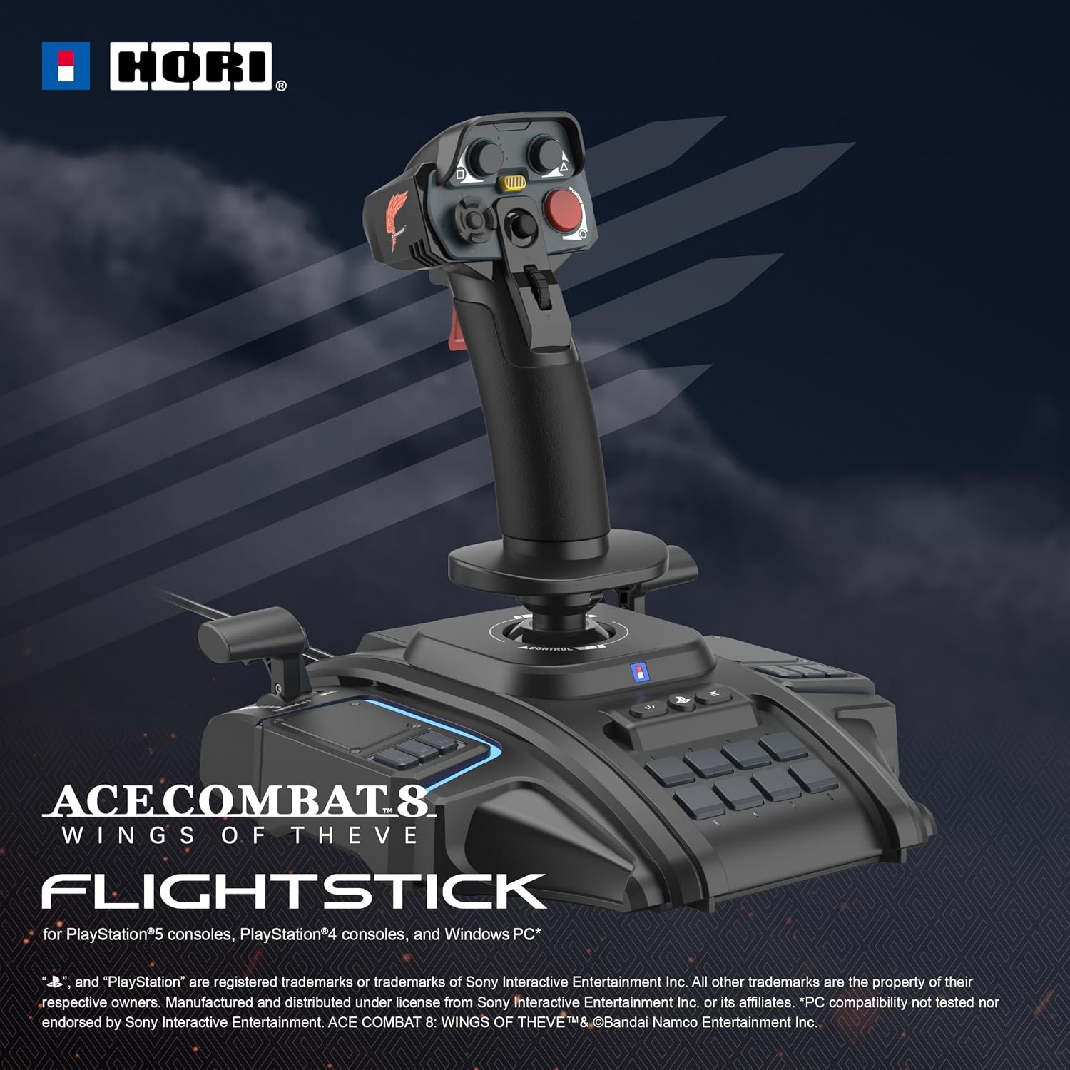 ACE COMBAT 8: WINGS OF THEVE Flight Stick for PlayStation 5, PlayStation 4, and Windows PC
