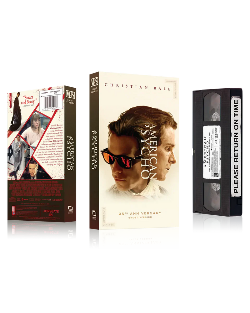 American Psycho - 25th Anniversary Be Kind, Rewind Edition (VHS)-1