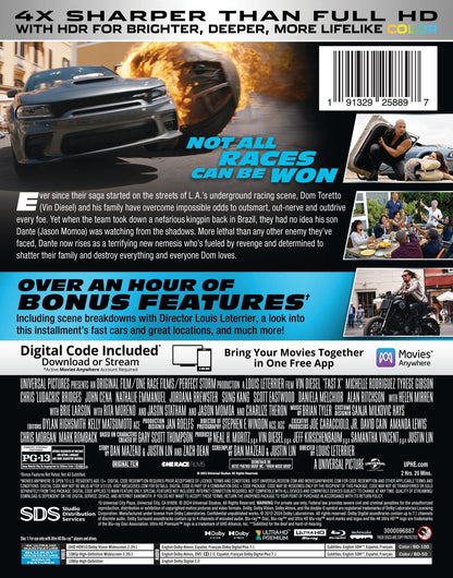 Fast X (2023) Steelbook (4K Ultra HD + Blu-ray + Digital)