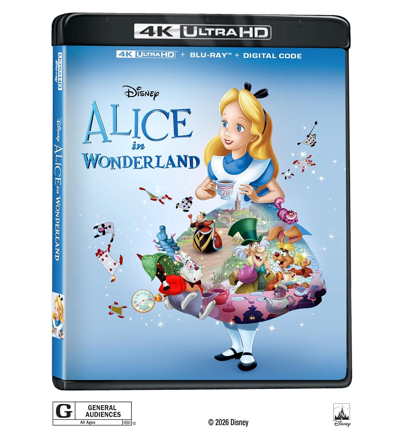 Alice In Wonderland (1951) (4K Ultra HD + Blu-ray + Digital)