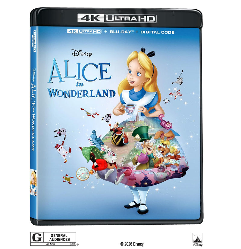Alice In Wonderland (1951) (4K Ultra HD + Blu-ray + Digital)-1