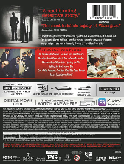 All the President’s Men - Limited Edition Steelbook (4K Ultra HD + Blu-ray)