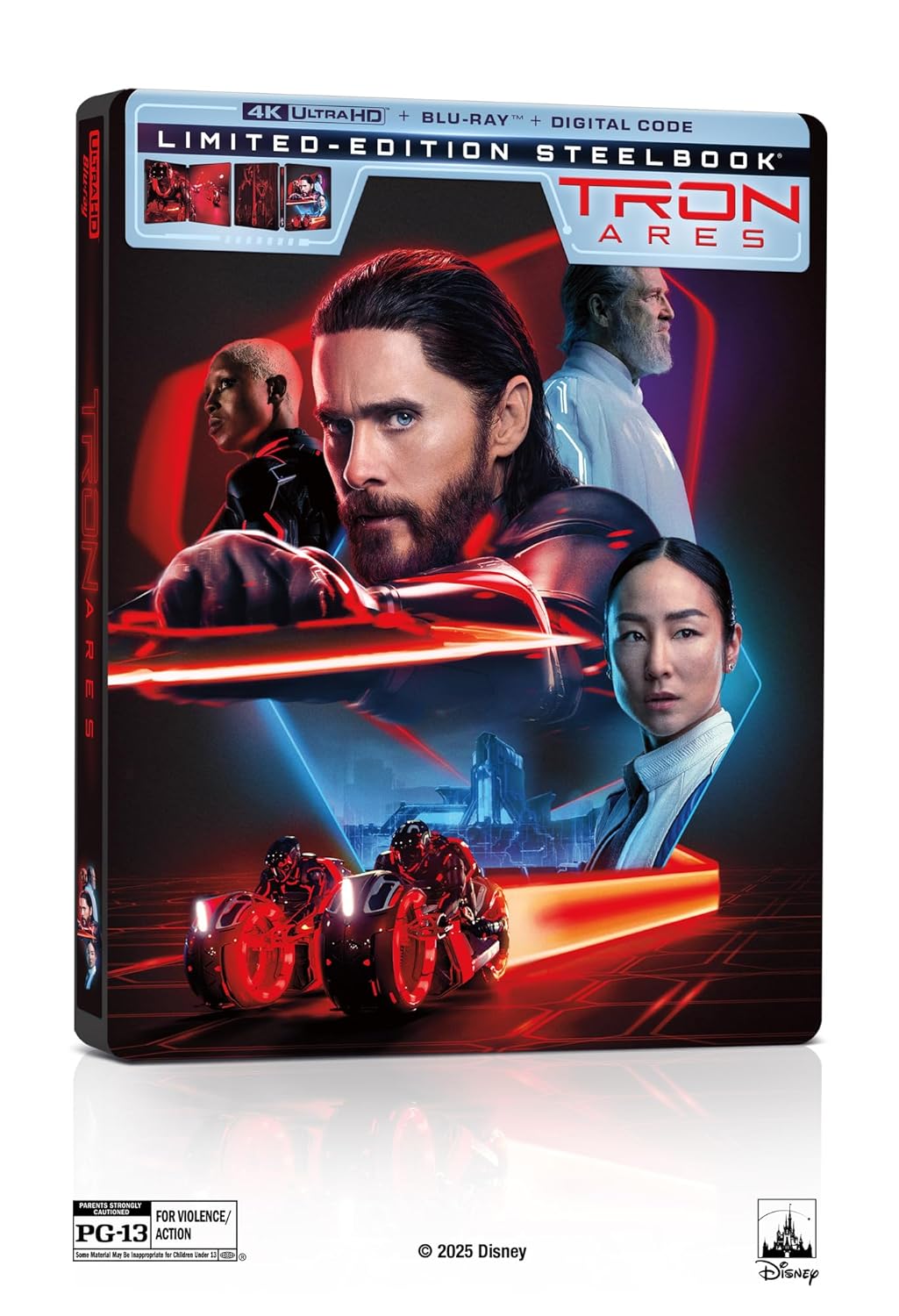 Tron: Ares - Limited Edition Steelbook (4K Ultra HD + Blu-ray + Digital)