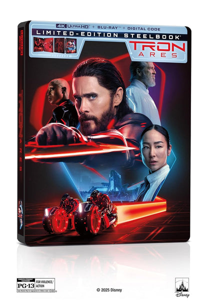 Tron: Ares - Limited Edition Steelbook (4K Ultra HD + Blu-ray + Digital)