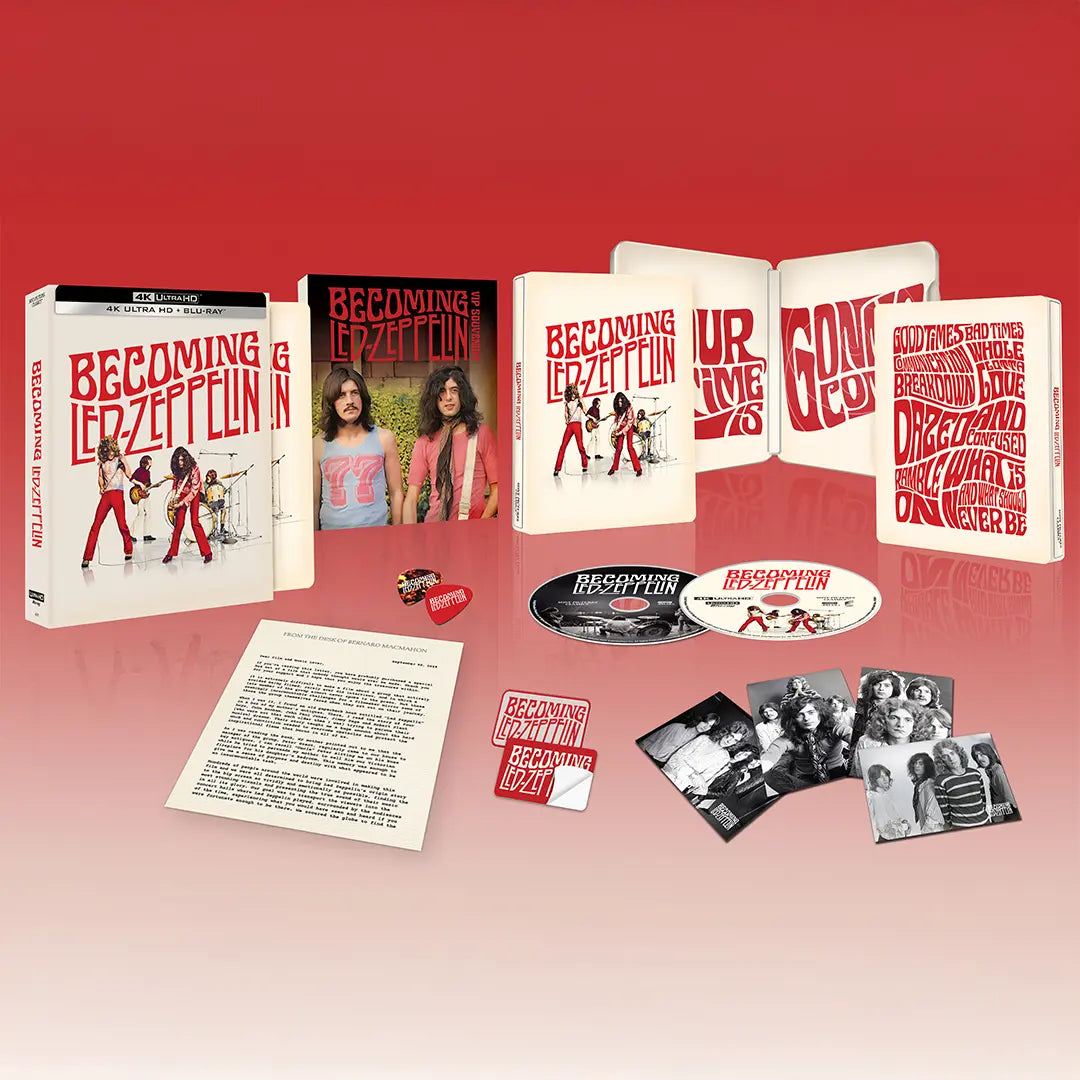 Becoming Led Zeppelin - Limited Collector’s Edition Steelbook Boxset (4K Ultra HD + Blu-ray)