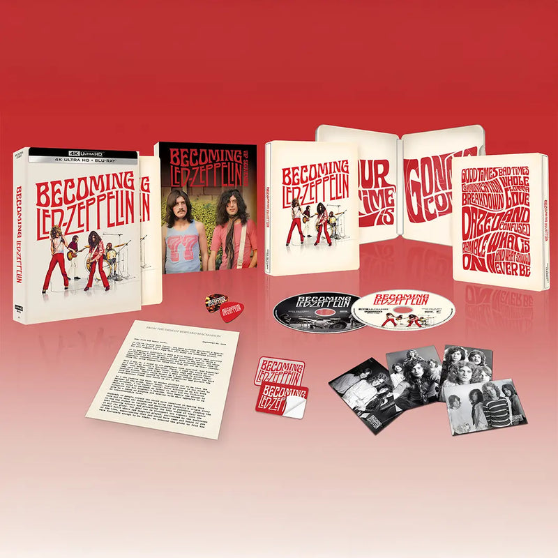 Becoming Led Zeppelin - Limited Collector’s Edition Steelbook Boxset (4K Ultra HD + Blu-ray)-2