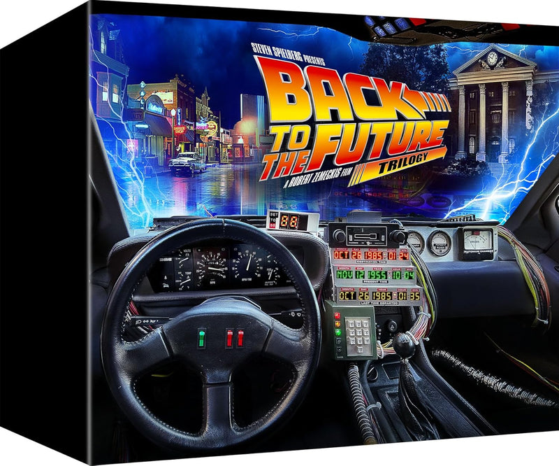 Back to the Future Trilogy: 40th Anniversary Limited Edition Steelbook Giftset (4K Ultra HD + Blu-ray + Digital)-2