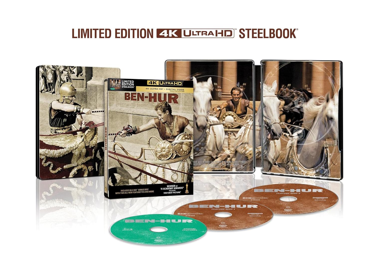 Ben-Hur - Limited Edition Steelbook (4K Ultra HD + Digital)