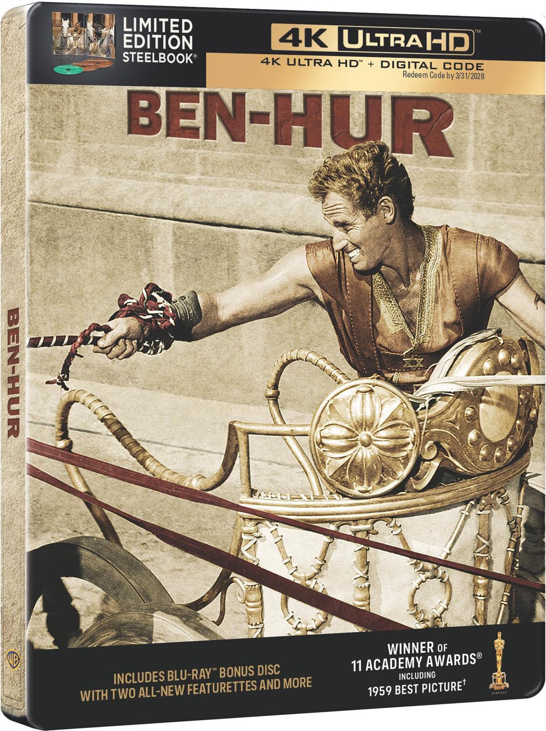 Ben-Hur - Limited Edition Steelbook (4K Ultra HD + Digital)