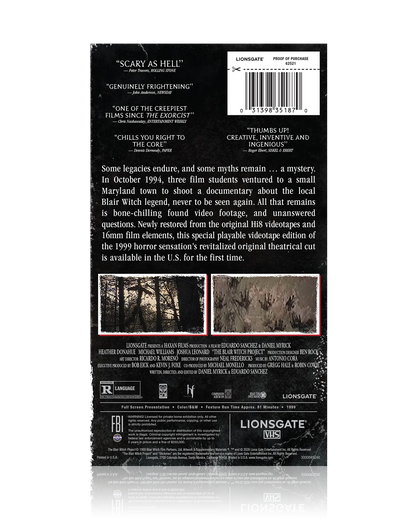 The Blair Witch Project - Be Kind, Rewind Edition (VHS) — product image 7
