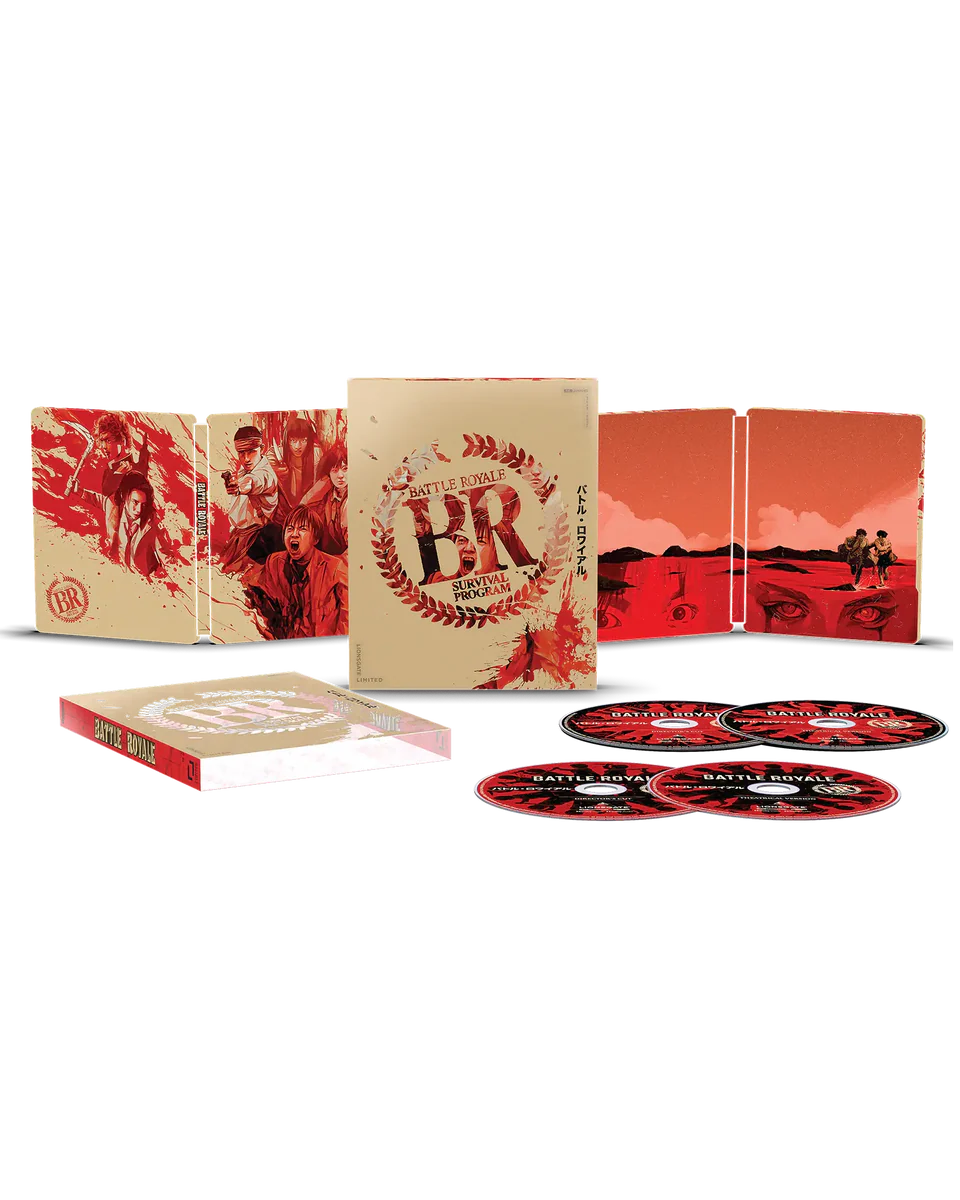 Battle Royale - 25th Anniversary Limited Edition Steelbook (4K Ultra HD + Blu-ray + Digital)