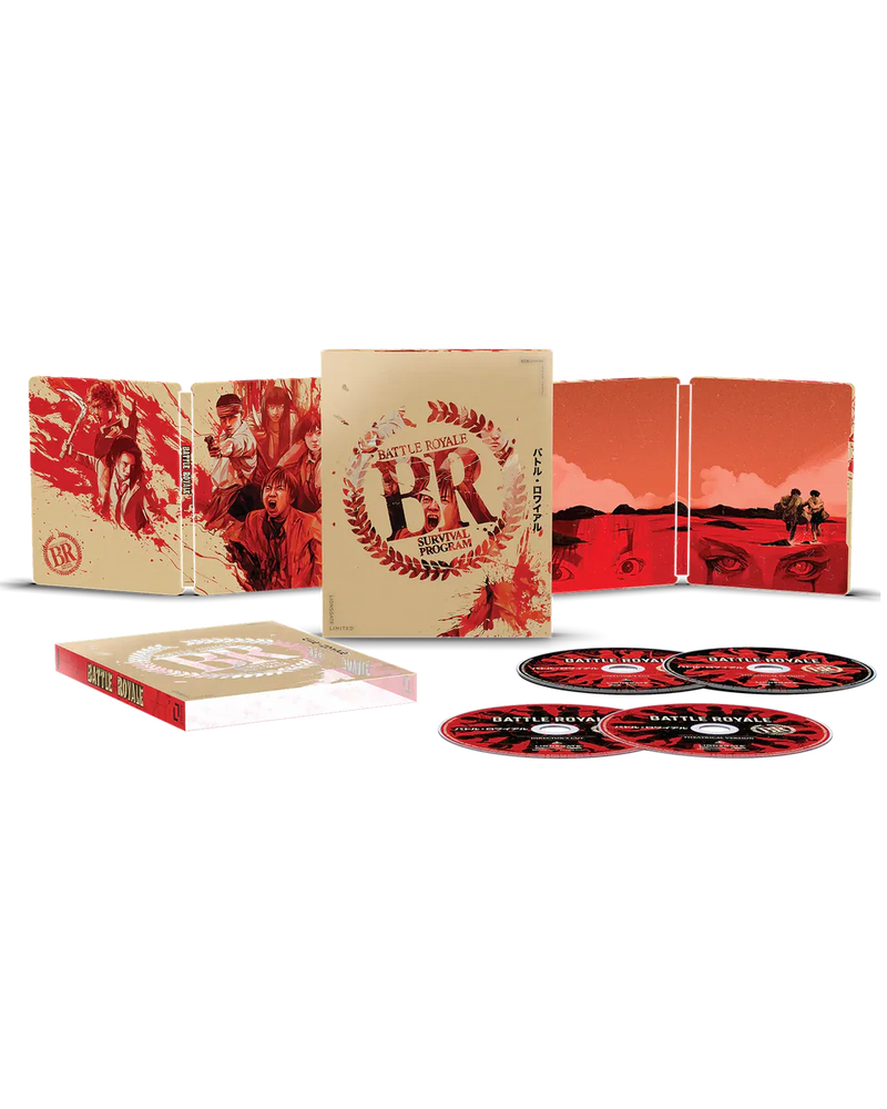 Battle Royale - 25th Anniversary Limited Edition Steelbook (4K Ultra HD + Blu-ray + Digital)-1