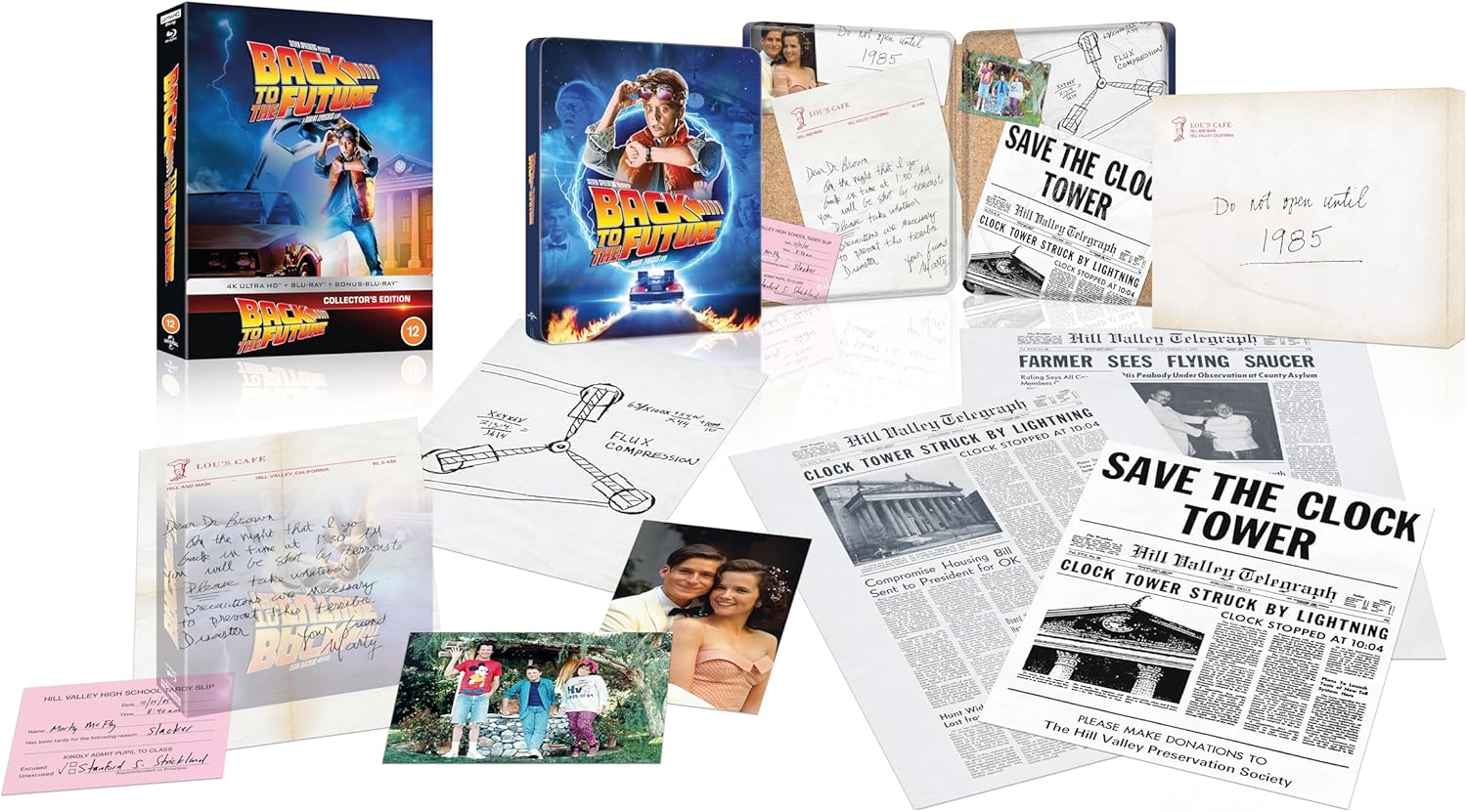 Back to the Future - Collector's Edition Complete Steelbook Collection (4K Ultra HD + Blu-ray)