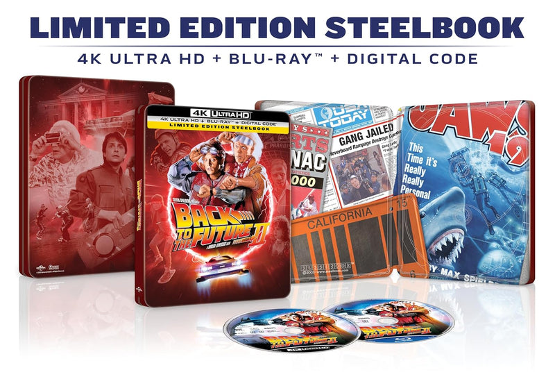Back to the Future - Limited Edition 40th Anniversary Complete Steelbook Collection (4K Ultra HD + Blu-ray + Digital)-3