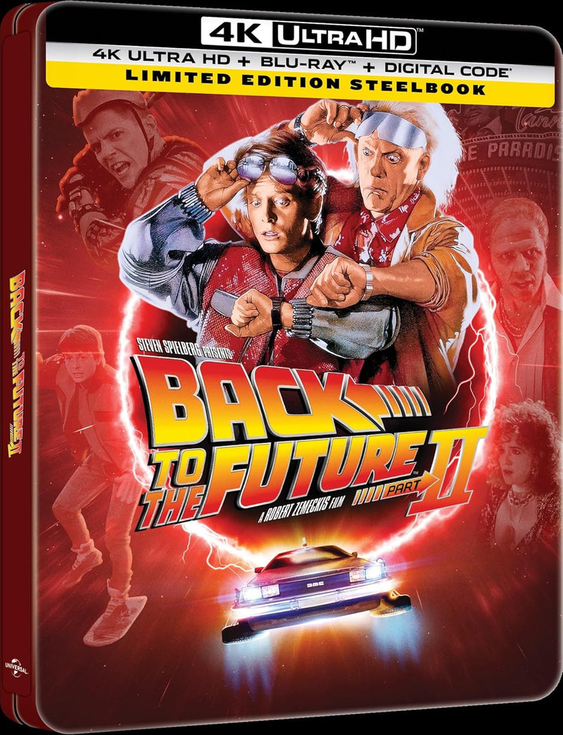 Back to the Future Part II - Limited Edition 40th Anniversary Steelbook (4K Ultra HD + Blu-ray + Digital)-2