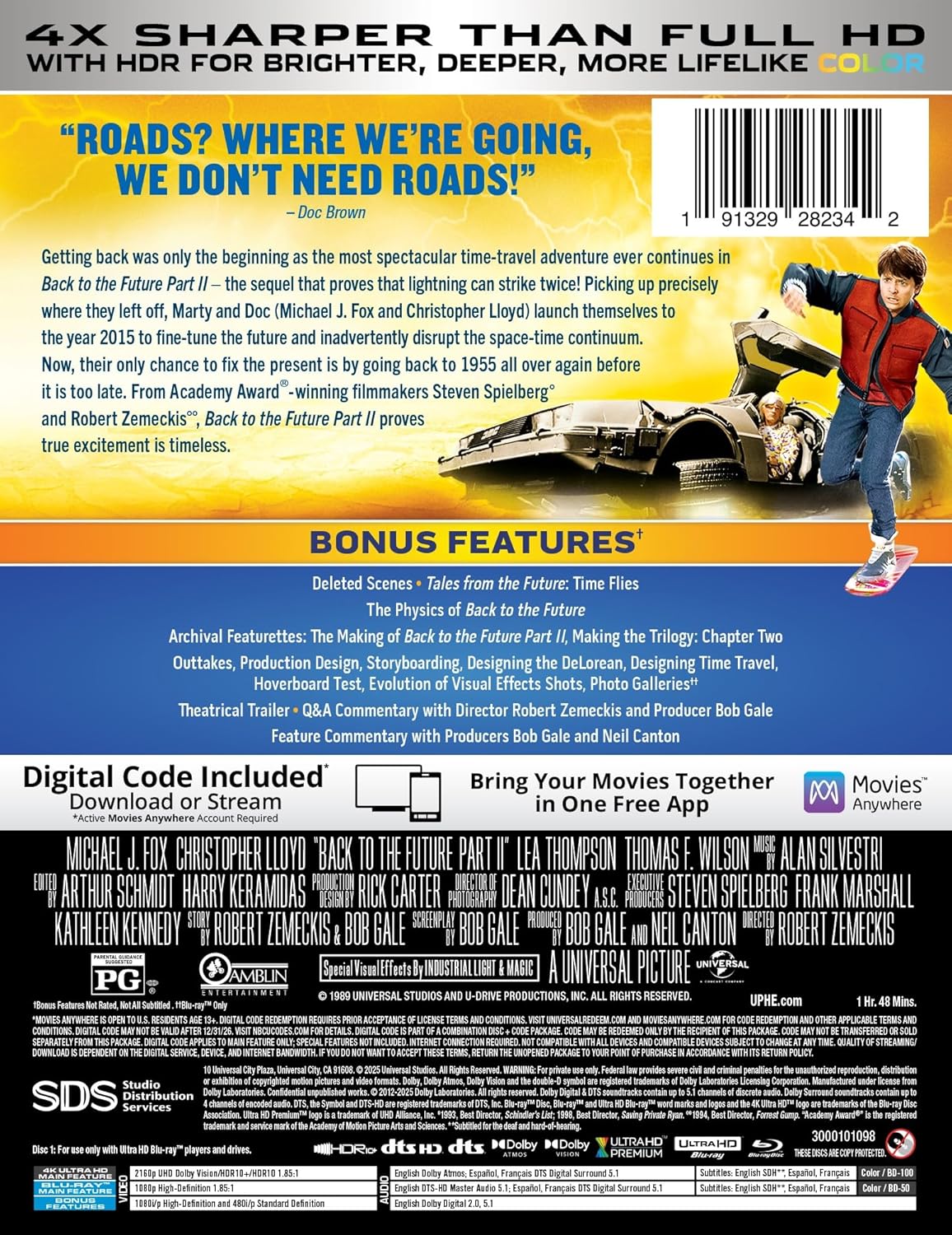 Back to the Future Part II - Limited Edition 40th Anniversary Steelbook (4K Ultra HD + Blu-ray + Digital)-5