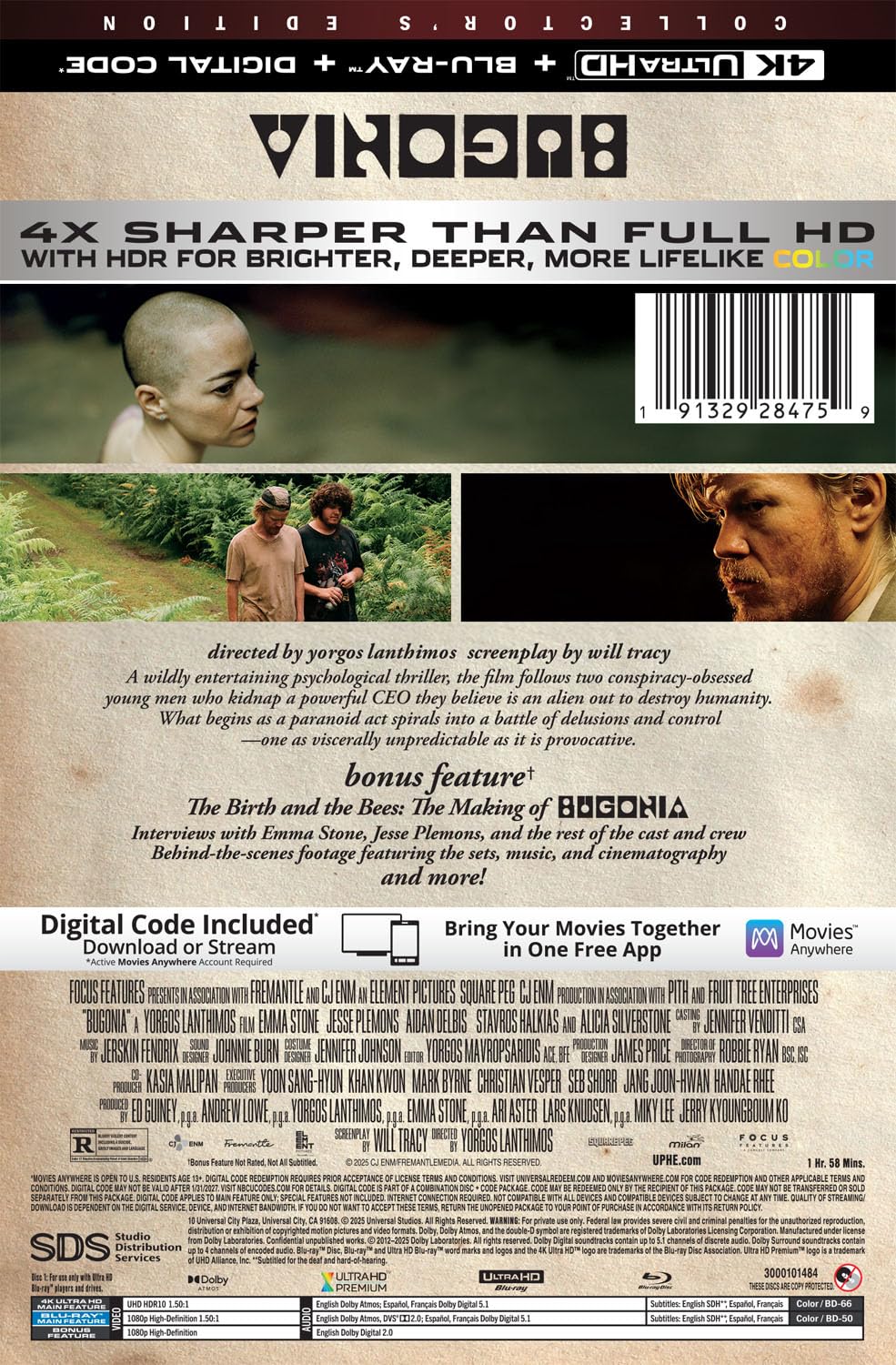 Bugonia - Limited Edition Steelbook (4K Ultra HD + Blu-ray + Digital)-3