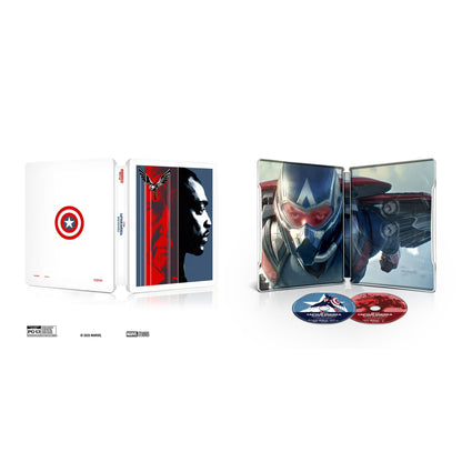Captain America: Brave New World - Limited Edition Steelbook (4K Ultra HD + Blu-ray + Digital)